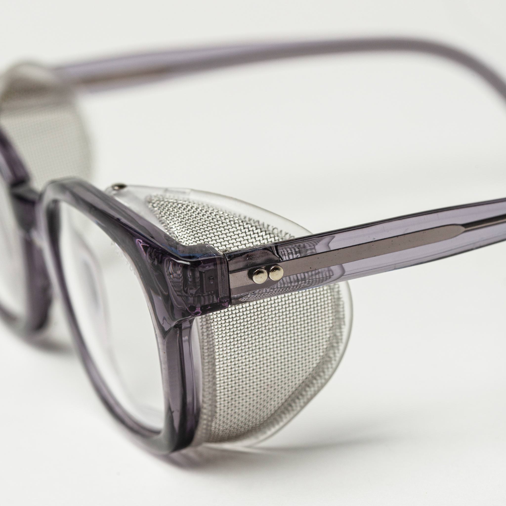 side detailing shot of The Nux Safety Glasses, Accessories by Taylor Stitch