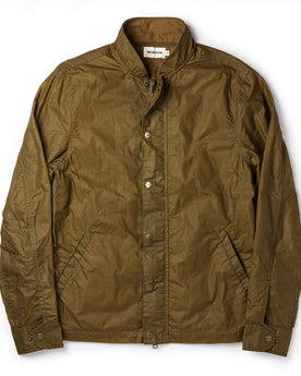 The Bomber Jacket in Field Tan Wax Canvas: Featured Image, Outerwear by Taylor Stitch