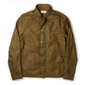 The Bomber Jacket in Field Tan Wax Canvas - featured image