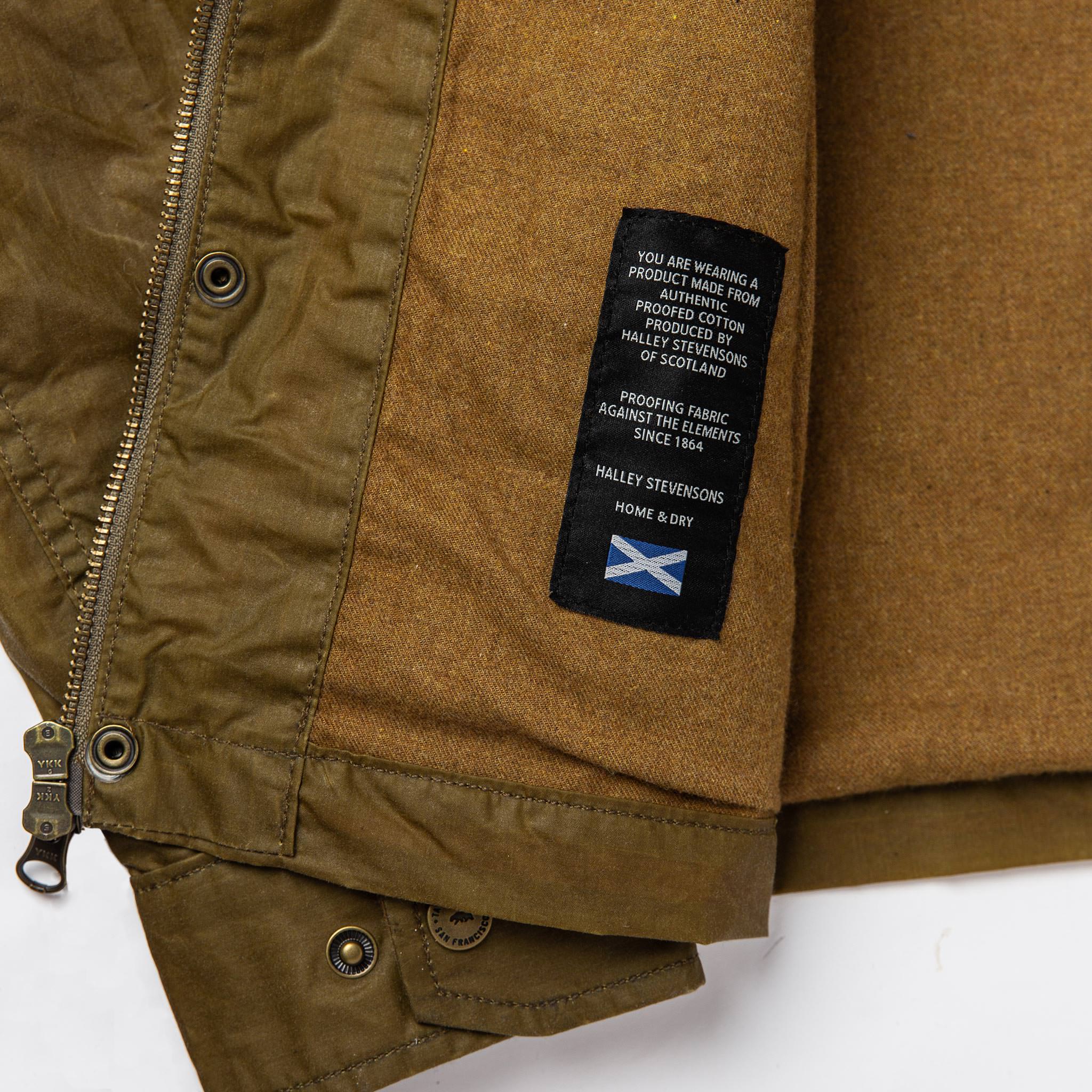 material shot of interior, Outerwear by Taylor Stitch