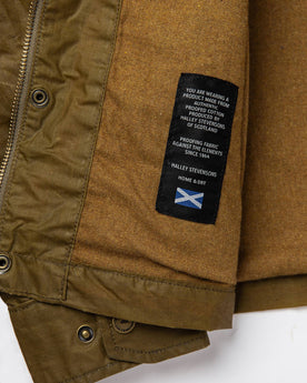 material shot of interior, Outerwear by Taylor Stitch