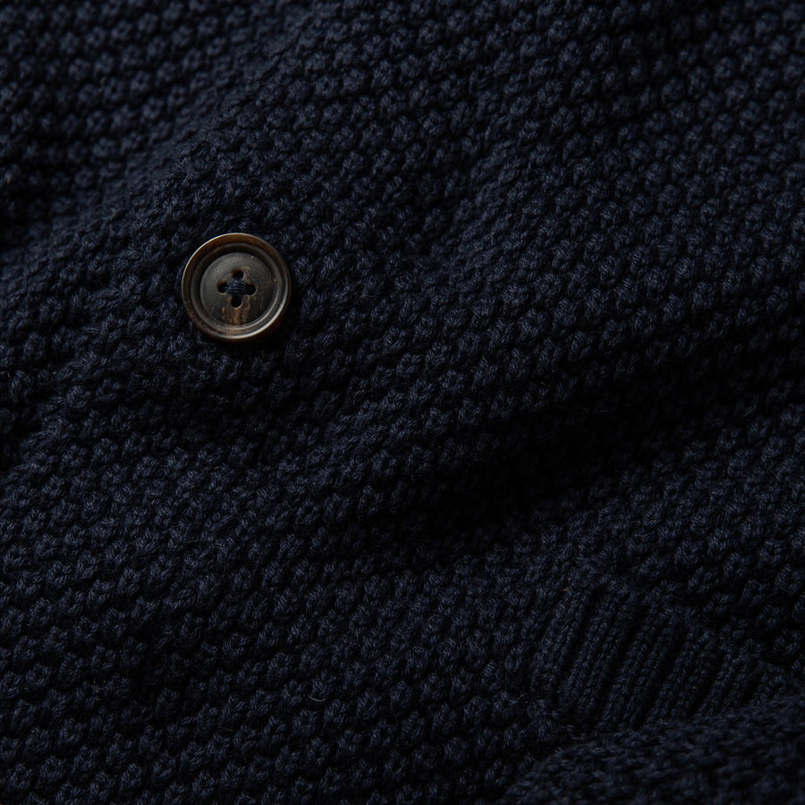 The Crawford Cardigan Sweater in Navy | Taylor Stitch