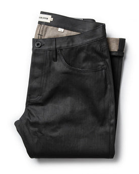 The Slim Jean in Black Over-dye Selvage: Featured Image, Bottoms by Taylor Stitch