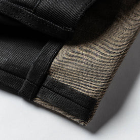 material shot of interior cuff