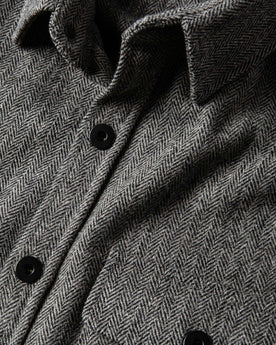 material shot of collar, Wovens by Taylor Stitch