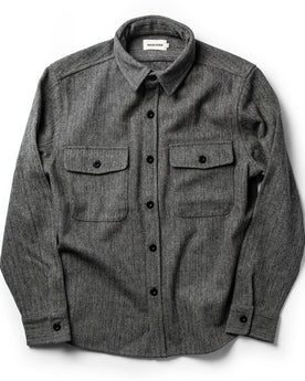 The Explorer Shirt in Charcoal Herringbone: Alternate Image 6, Wovens by Taylor Stitch