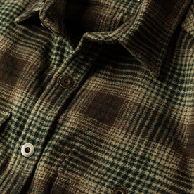 material shot of fabric detail, collar