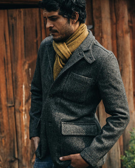 The Gibson Jacket in Charcoal Birdseye Wool: Alternate Image 10, Outerwear by Taylor Stitch
