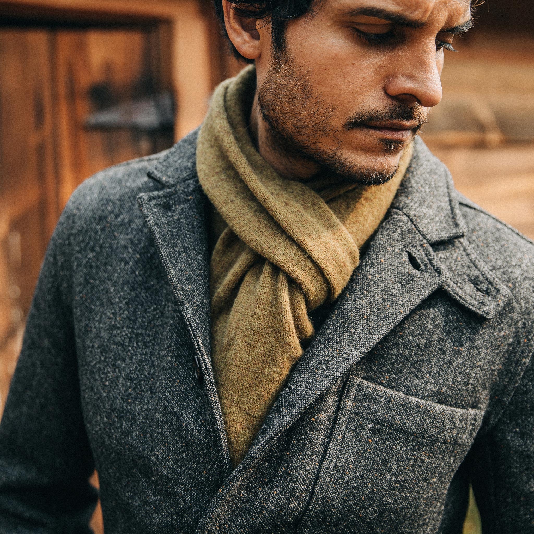 The Gibson Jacket in Charcoal Birdseye Wool: Alternate Image 11, Outerwear by Taylor Stitch