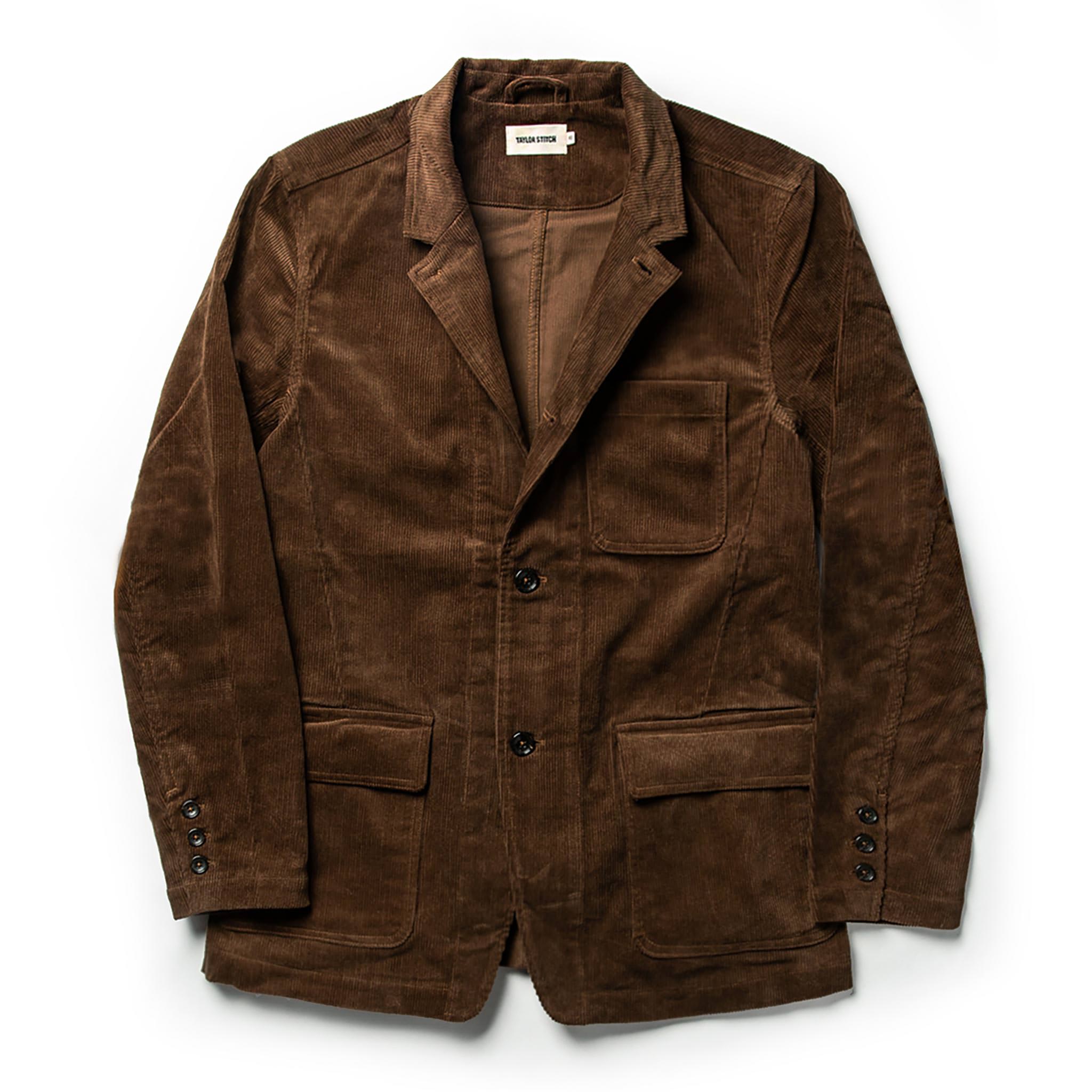The Gibson Jacket in Chocolate Cord: Featured Image, Outerwear by Taylor Stitch