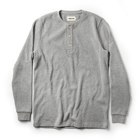 The Heavy Bag Waffle Henley in Ash: Featured Image