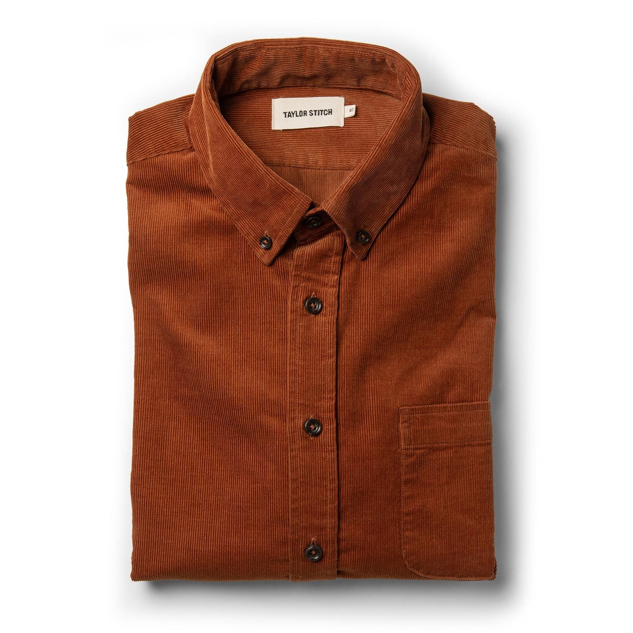 The Jack in Rust Cord: Featured Image, Wovens by Taylor Stitch