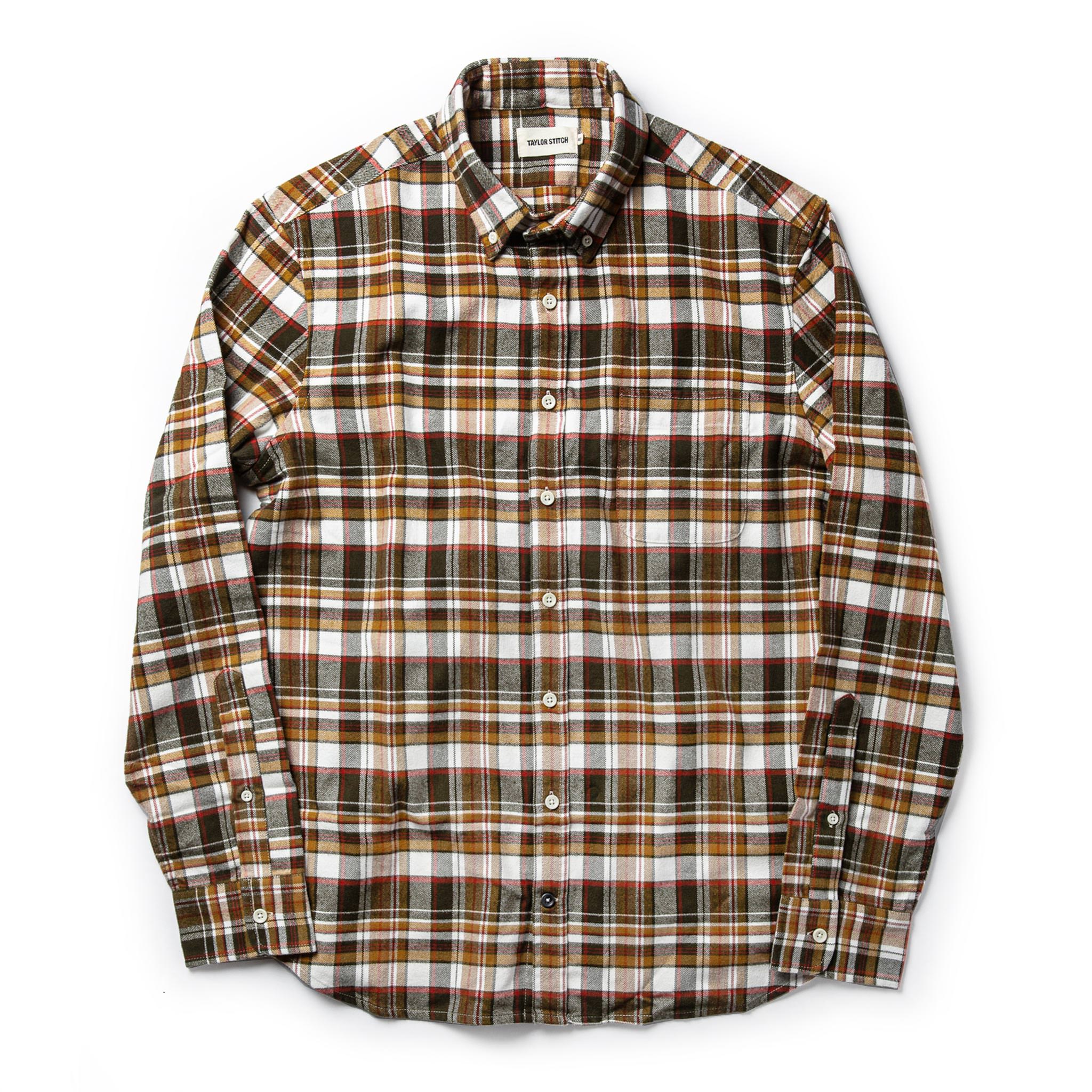 flatlay of shirt, Wovens by Taylor Stitch