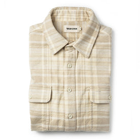 The Ledge Shirt in Sand Plaid - featured image