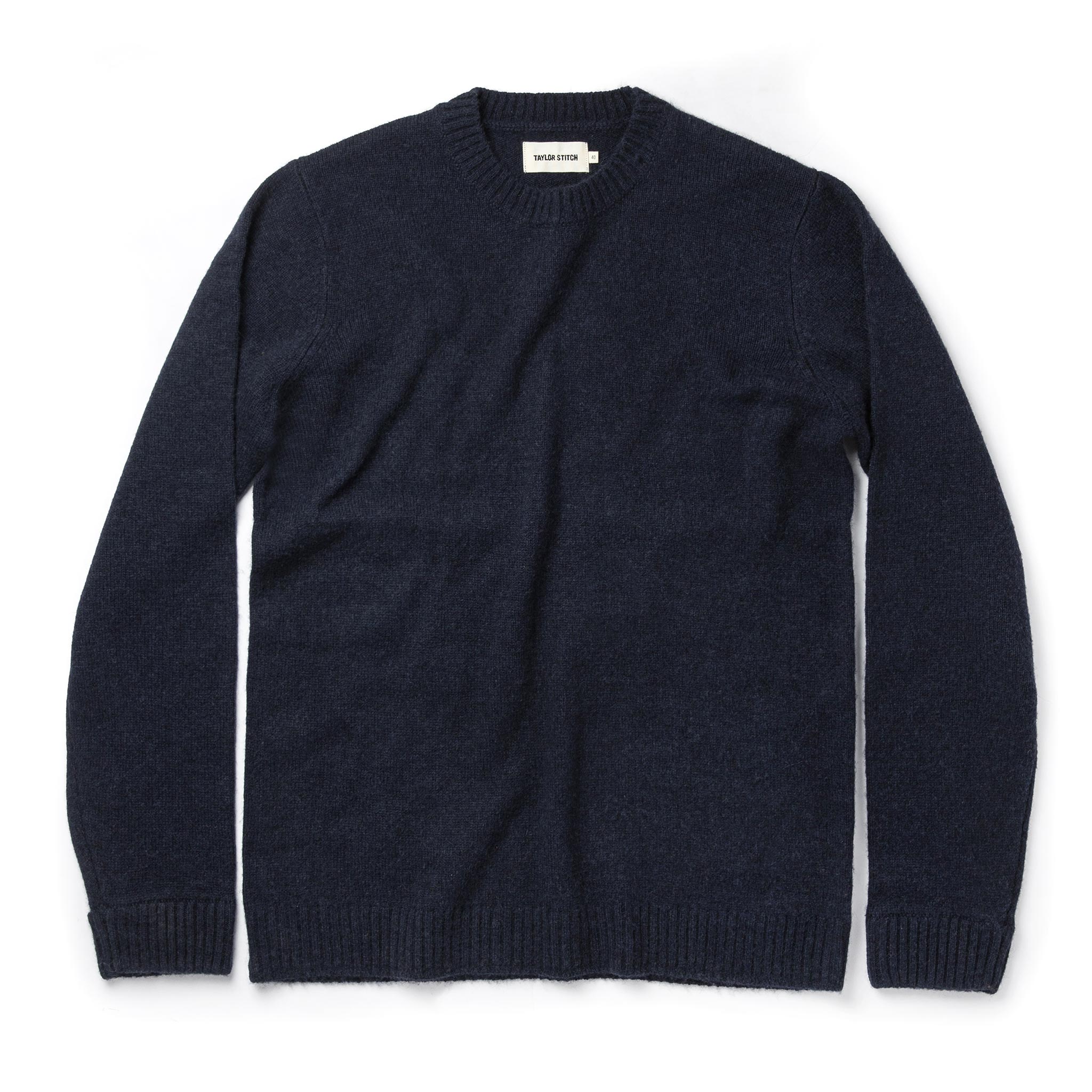 The Lodge Sweater in Navy: Featured Image, Knits by Taylor Stitch