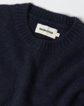 material shot of collar, Knits by Taylor Stitch