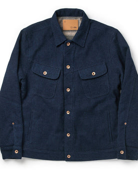 The Long Haul Jacket in Indigo Sashiko: Featured Image, Outerwear by Taylor Stitch