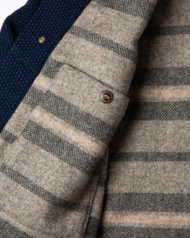 interior fabric material shot, Outerwear by Taylor Stitch