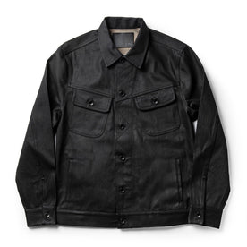The Long Haul Jacket in Black Over-dye Selvage - featured image