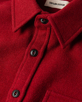 material shot of collar, Wovens by Taylor Stitch