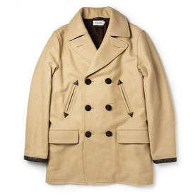 The Mendocino Peacoat in Camel Wool: Featured Image