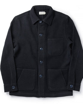 The Ojai Jacket in Navy Waffle Wool: Featured Image, Outerwear by Taylor Stitch