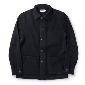 The Ojai Jacket in Navy Waffle Wool - featured image