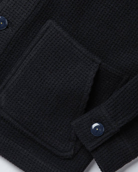 material shot of pocket detail, Outerwear by Taylor Stitch