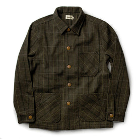 The Ojai Jacket in Olive Tweed Herringbone - featured image