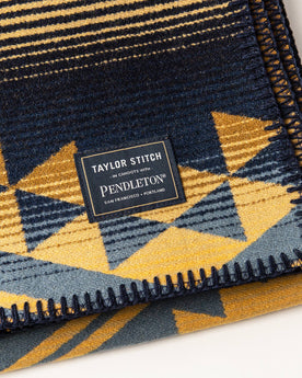 material shot of The Wildland Heroes Firefighter Blanket in Golden State—logo cropped shot, Accessories by Taylor Stitch