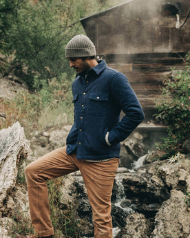 The Quilted Jacket in Indigo Boss Duck: Alternate Image 9, Outerwear by Taylor Stitch