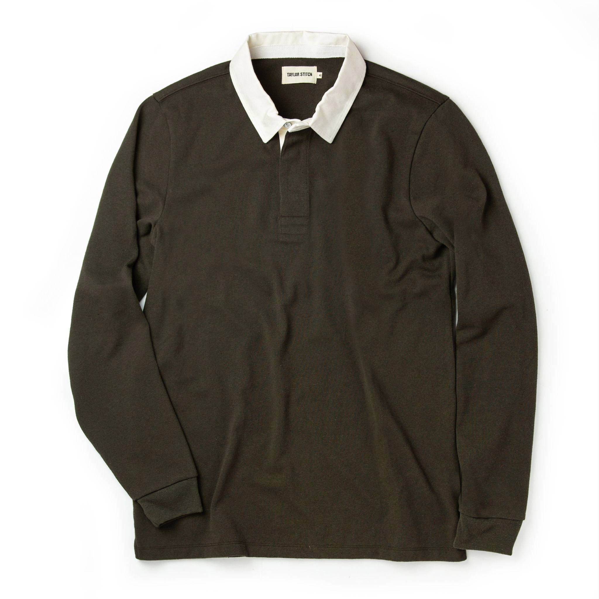 The Rugby Shirt in Cypress: Featured Image, Knits by Taylor Stitch