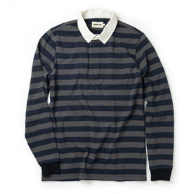 The Rugby Shirt in Navy Stripe: Featured Image