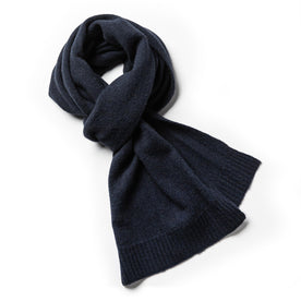 The Scarf in Navy Baby Yak: Featured Image
