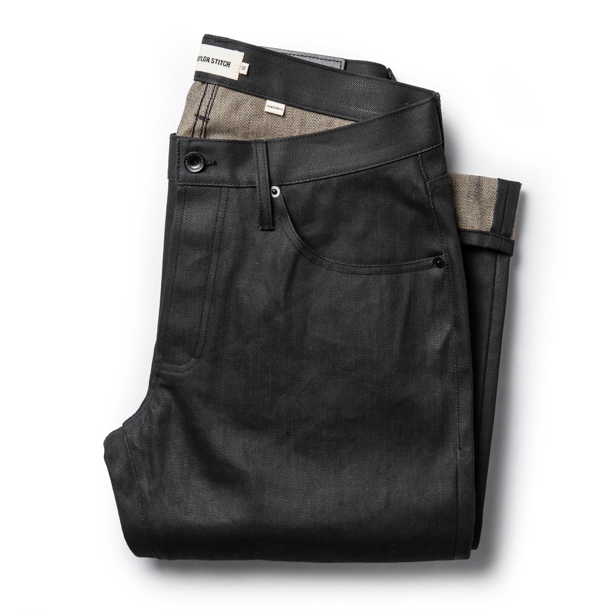 The Democratic Jean in Black Over-dye Selvage: Featured Image, Bottoms by Taylor Stitch