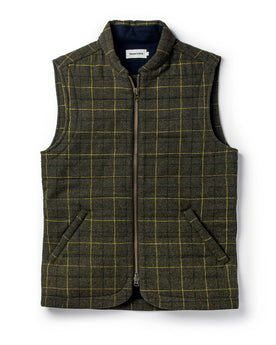 flatlay of vest, Outerwear by Taylor Stitch