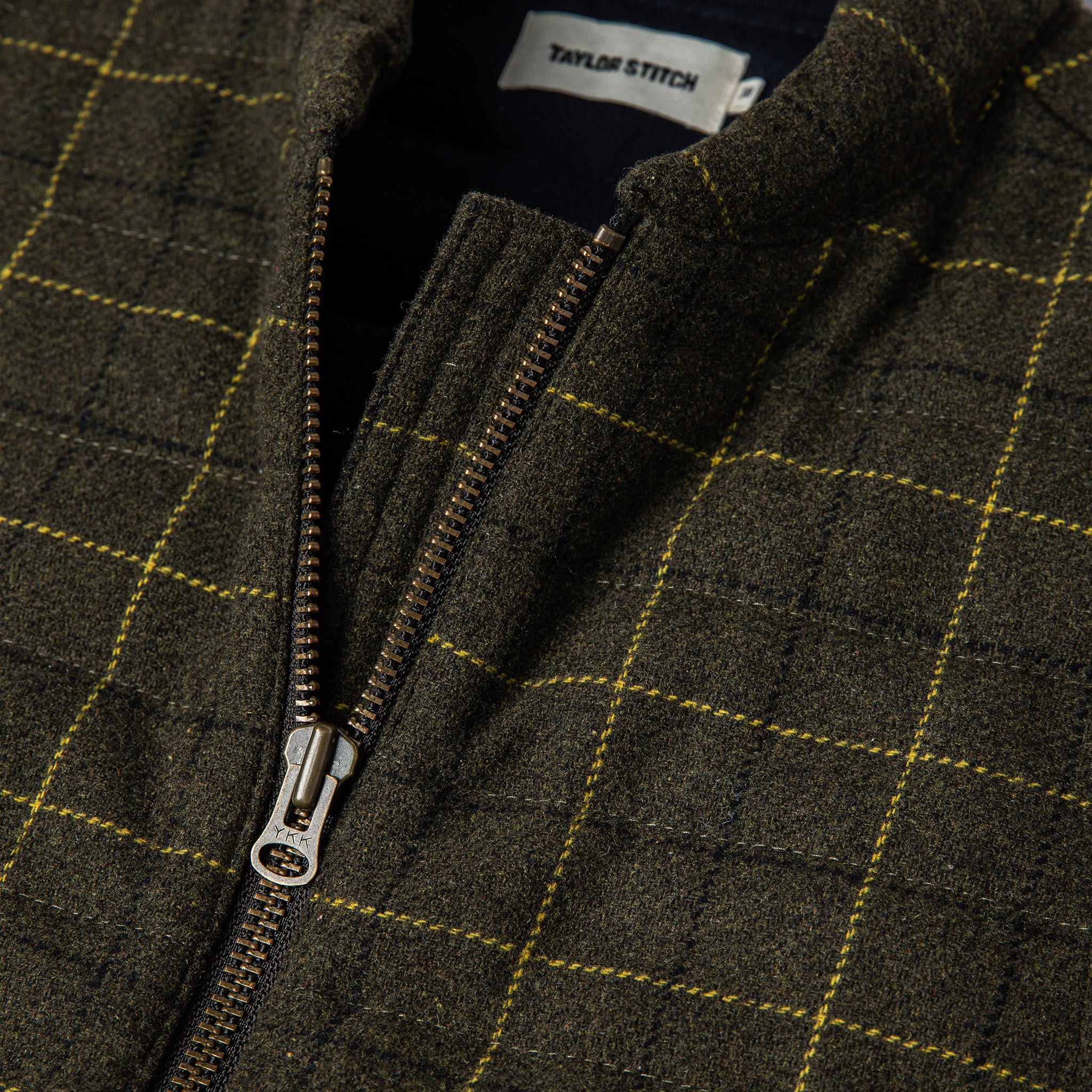 material shot of chest, Outerwear by Taylor Stitch