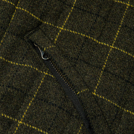 material shot of fabric detail, pocket