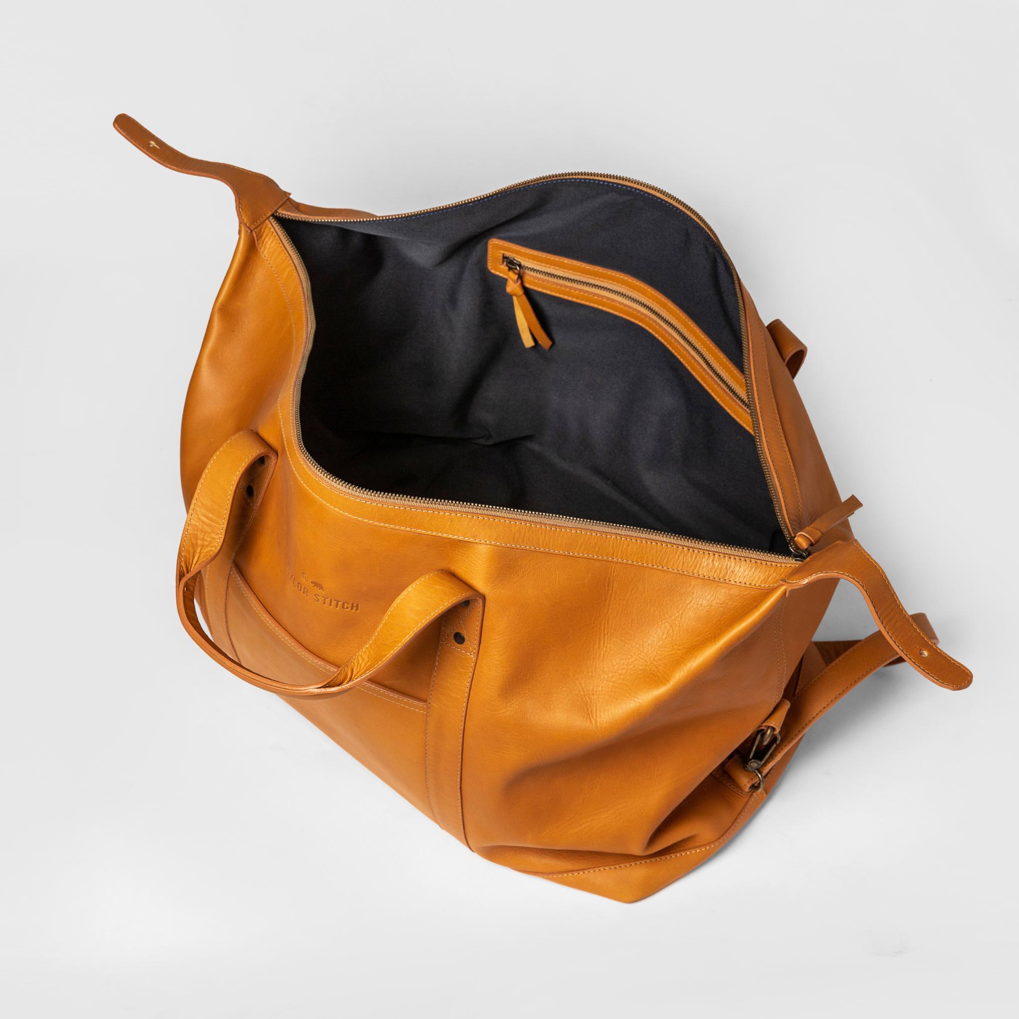 studio shot of open bag, Accessories by Taylor Stitch