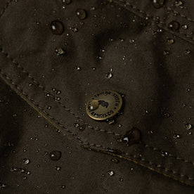 material shot with water