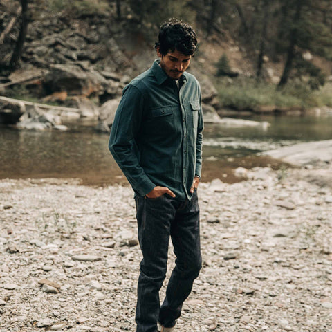 The Yosemite Shirt in Deep Ocean - alternate view