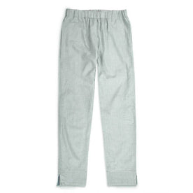 The Isla Pant in Seafoam Striped Cotton: Featured Image