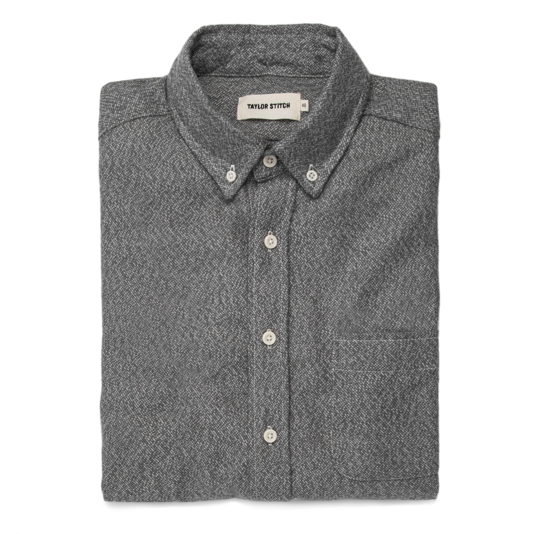 The Jack in Brushed Charcoal: Featured Image, Wovens by Taylor Stitch