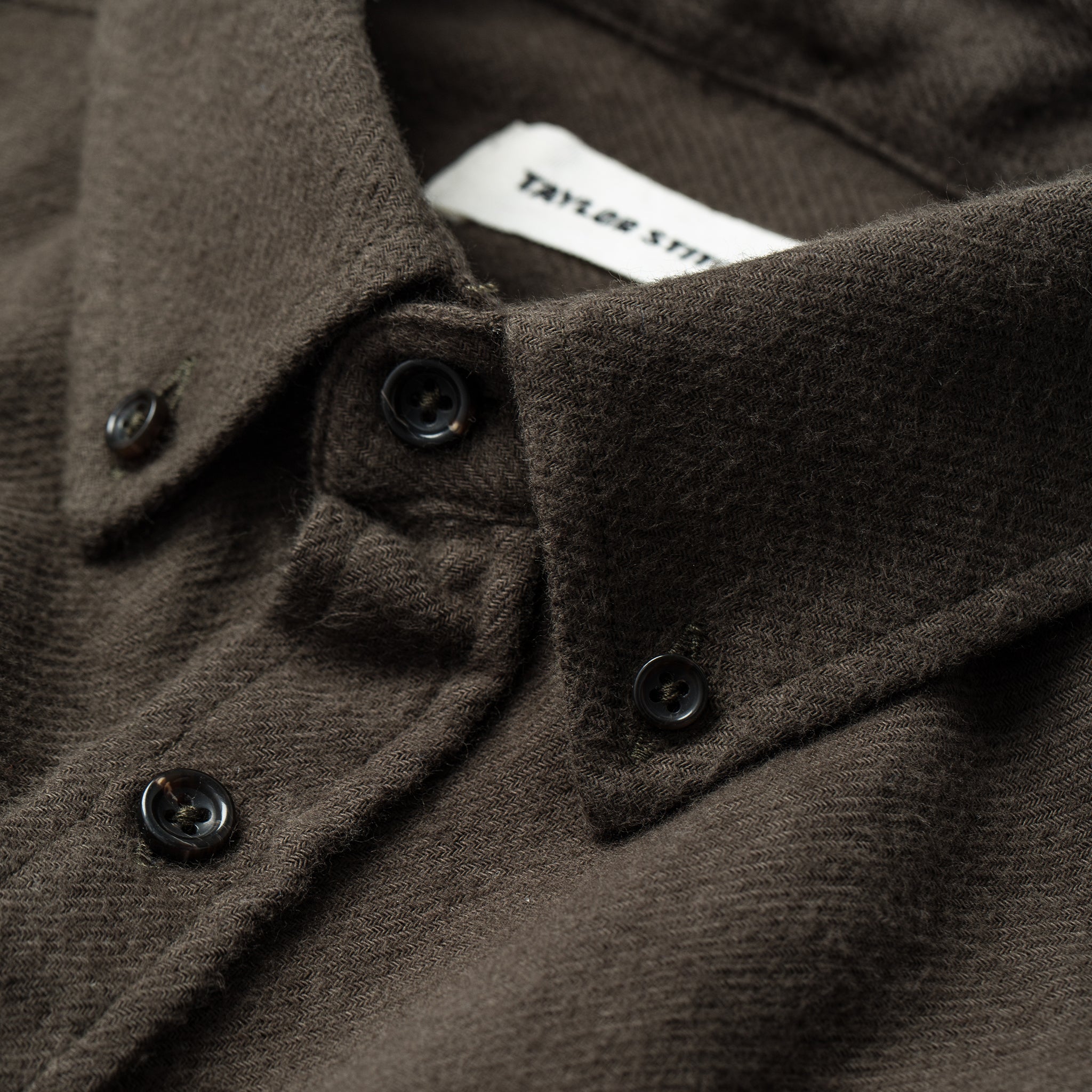 The Jack in Olive Brushed Organic Cotton: Alternate Image 5, Wovens by Taylor Stitch