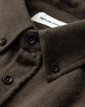 The Jack in Olive Brushed Organic Cotton: Alternate Image 5, Wovens by Taylor Stitch