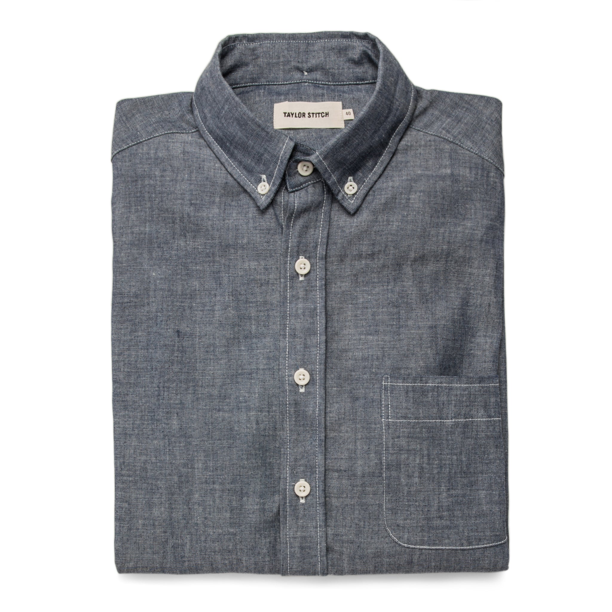 The Jack in Selvage Chambray: Featured Image, Wovens by Taylor Stitch