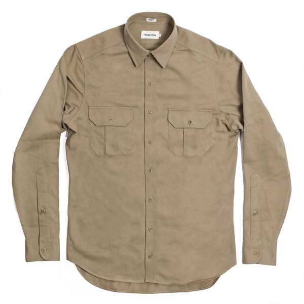 Khaki Twill Highlands Shirt: Alternate Image 5, Wovens by Taylor Stitch
