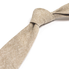 Khaki Linen Chambray Tie: Alternate Image 1