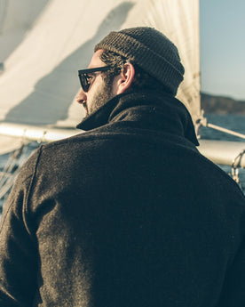 The Maritime Shirt Jacket in Charcoal Donegal Wool: Alternate Image 4, Wovens by Taylor Stitch