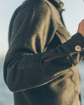 The Maritime Shirt Jacket in Moss Donegal Wool: Alternate Image 4, Wovens by Taylor Stitch